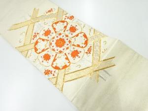 アンティーク　華紋刺繍袋帯（材料）